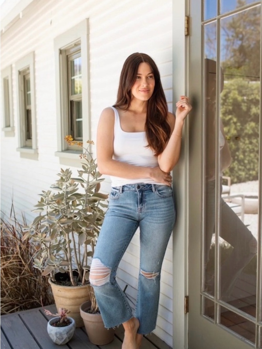 Carly Jean Los Angeles- Kate Mid Rise Jeans